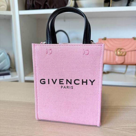 Givenchy X DISNEY Canvas Oswald Mini Vertical G-Tote Pink - Picture 2 of 9